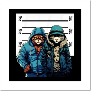 Usual Suspects Criminal Gangster Cats Posters and Art